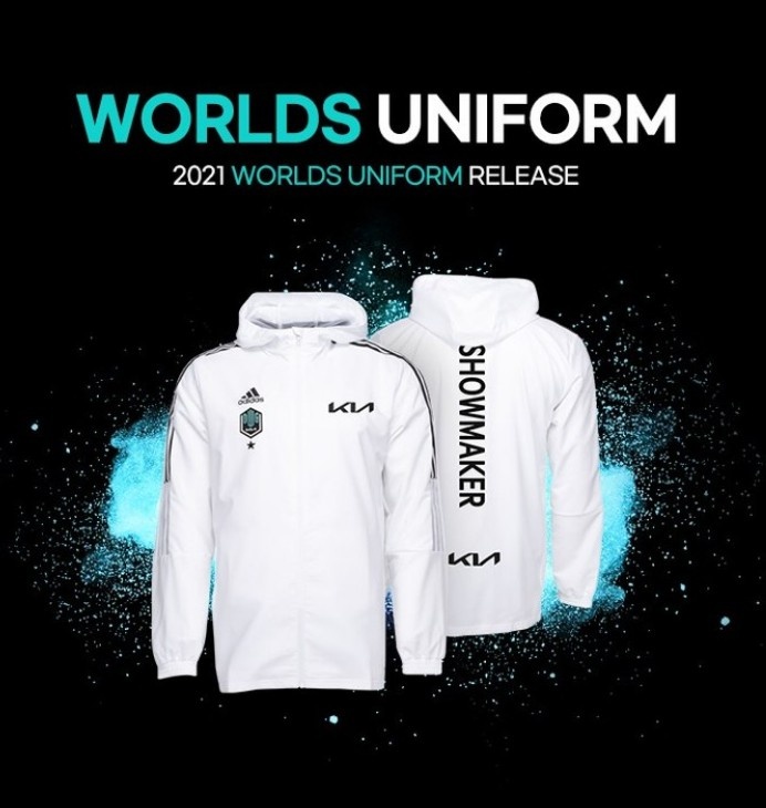 DK官方INS公布:2021世界赛出征队服