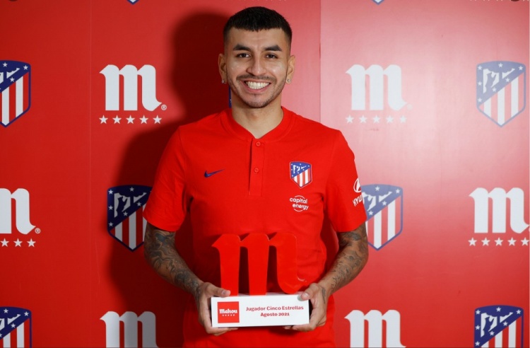 3场西甲比赛贡献3球1助,科雷亚当选马竞8月最佳球员