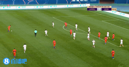 德尔加多送助攻，田鑫头槌助泰山队首开纪录