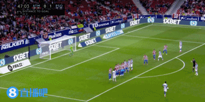 伊萨克任意球直接破门,马竞主场0-2落后皇社