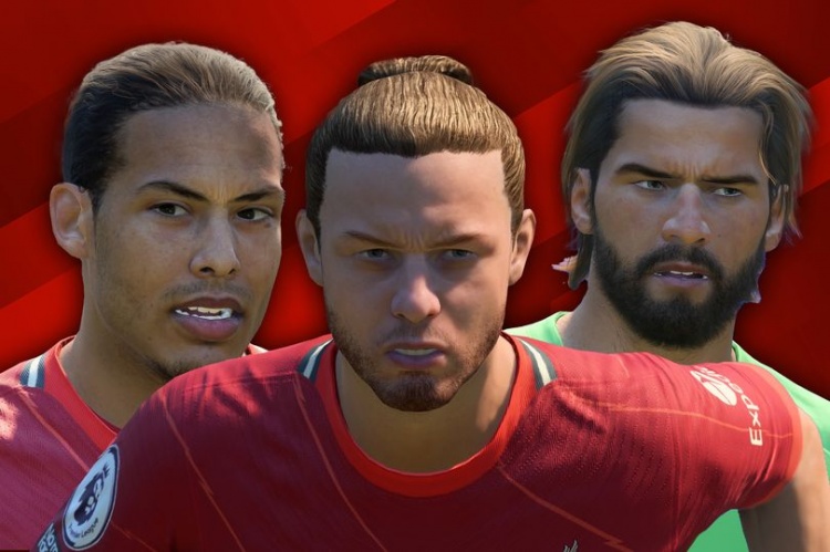 几分像?FIFA22利物浦球员脸型全曝光