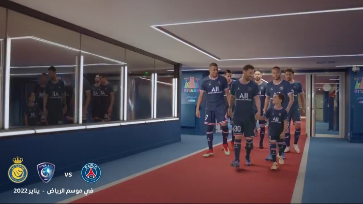 梅西内马尔姆巴佩出镜！巴黎冬训热身赛战沙特联队宣传片放出?