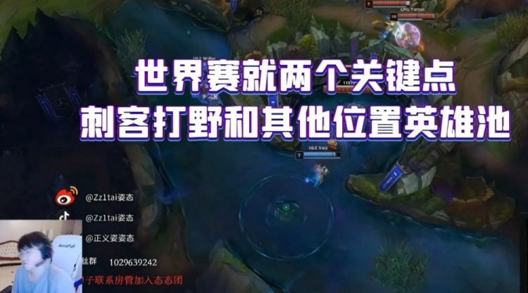 姿态：世界赛就两个关键点，刺客打野和其他位置英雄池