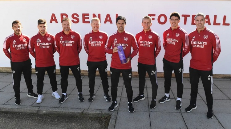 阿尔特塔：虽然最佳教练的奖项是颁给我的，但功劳是大家的