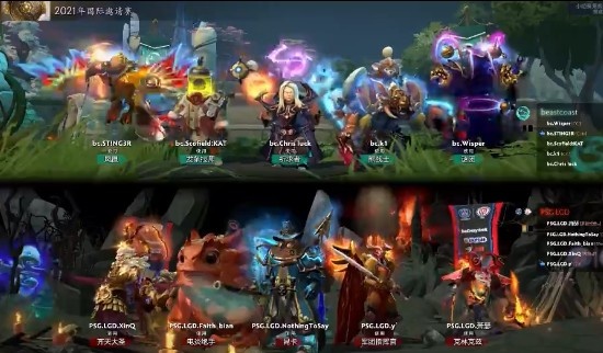 TI10小组赛:硬实力碾压无惧团战阵容,LGD2-0横扫BC!