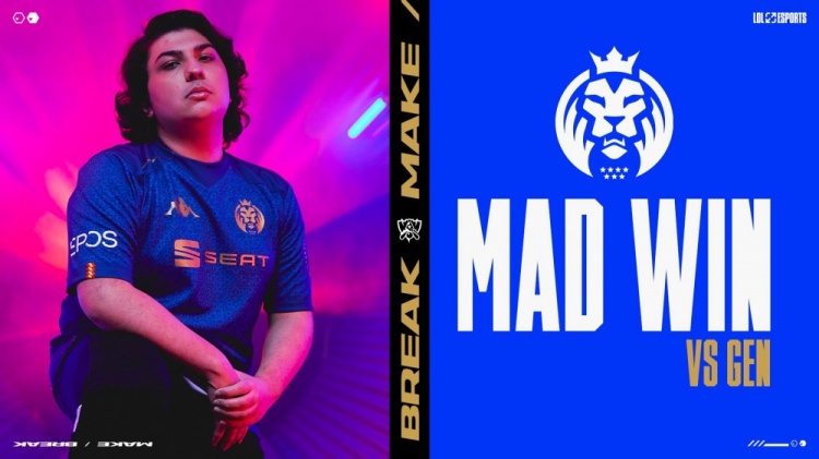 外网热议MAD击败Gen.G:“MAD战队的冠军皮肤真好用~”