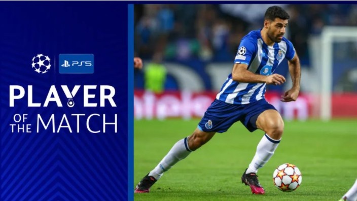 官方:塔雷米当选波尔图VS米兰全场最佳球员