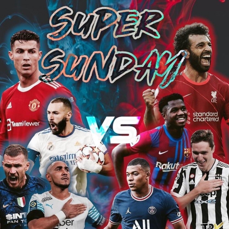 超级周日强强对话谁能全取三分?NMM、C罗、萨拉赫......谁能进球
