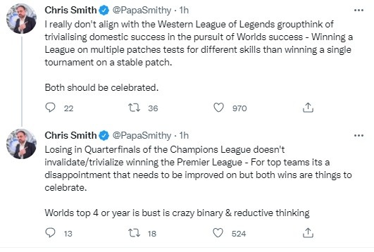 100T总经理与G2老板推特争论:世界赛成绩是否意味着一切?