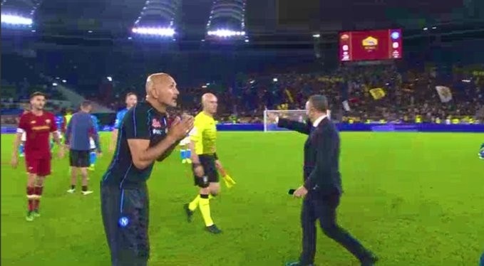 也是“双红会”!穆帅染红后,斯帕莱蒂赛后冲主裁鼓掌也吃到红牌