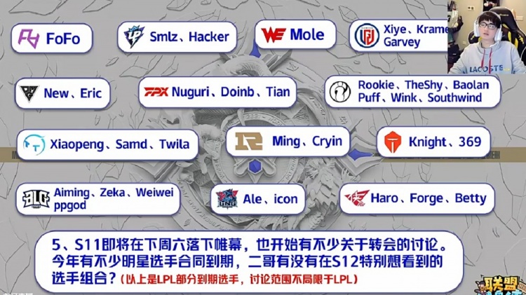 记得：LPL冠军队改朝换代太快了，LCK的世界冠军还可以再次冲冠