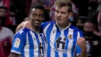 西甲-苏牙双响救主伊萨克任意球破门 马竞连扳两球2-2皇家社会