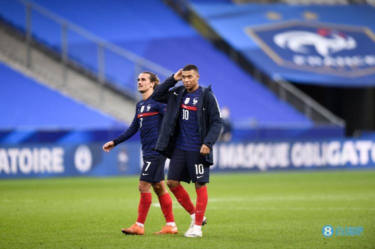 格列兹曼:法国队拥有姆巴佩非常幸运,我们应该给他更多的信心