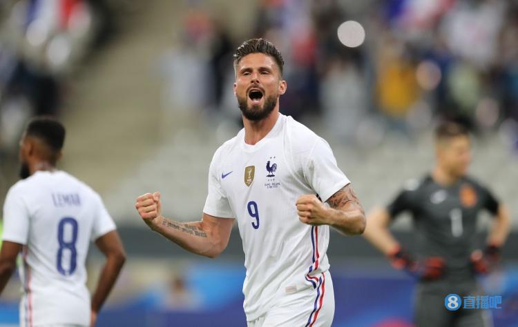 德尚治下法国队球员登场纪录:吉鲁居首,格子距百场一步之遥