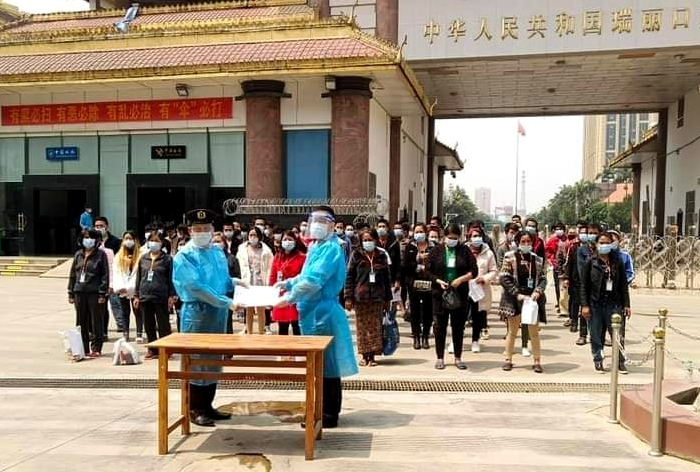 136名缅籍人员刑满获释，被中方遣返至掸邦木姐镇