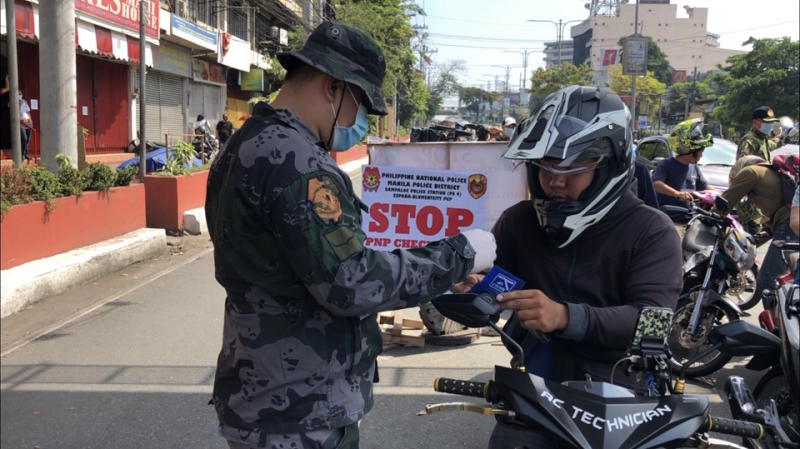 马尼拉和奎松市部分地区封锁 禁非必要人员外出奎松严格程度空前