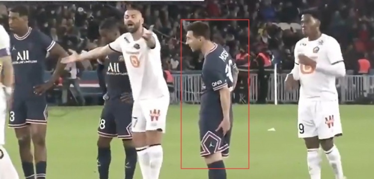 ?梅西比赛中被拍到捂着大腿肌肉