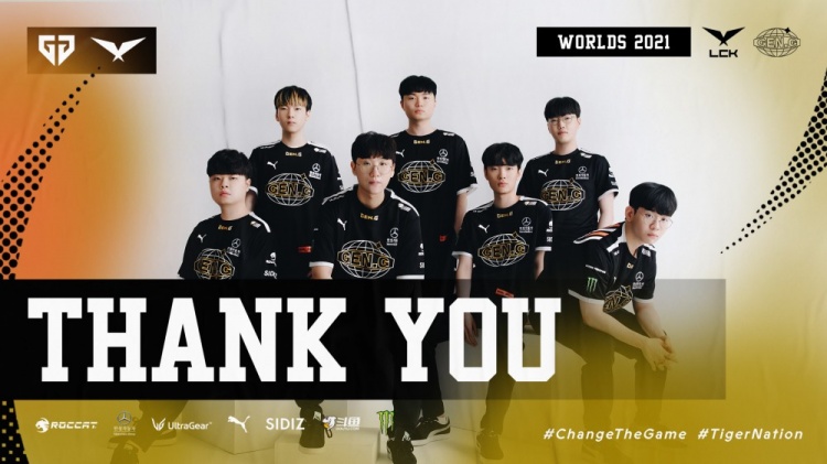 Gen.G官博致谢：感谢所有支持的粉丝，下一次再见！