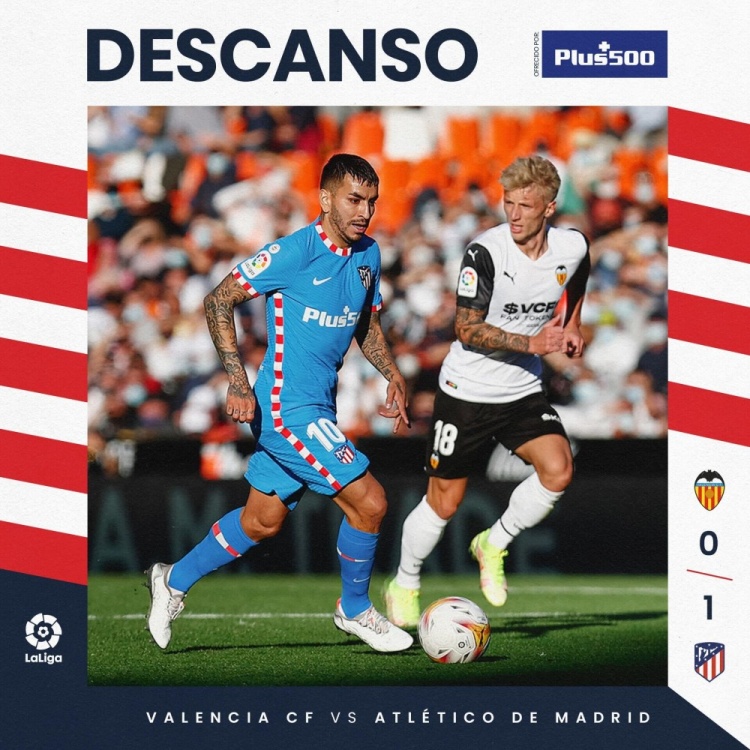 半场-苏亚雷斯破门特里皮尔伤退 马竞1-0领先瓦伦西亚