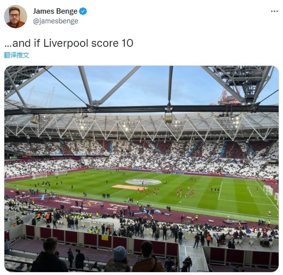 枪手积分平西汉姆但净胜球少列后,记者:如果红军进铁锤10个……