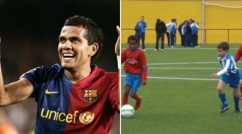 爷青回!阿尔维斯08年首次加盟巴萨时:法蒂5岁、佩德里5岁