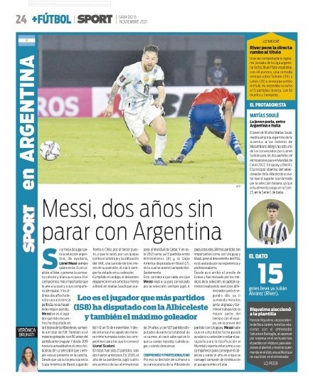 梅西,两年从未缺席过一场国家队比赛