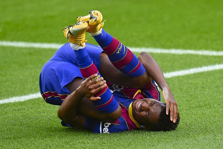 每体:法蒂将因伤缺战本菲卡,但有望在对阵拜仁时复出