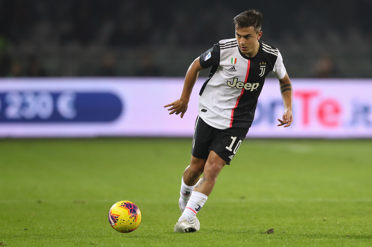 迪巴拉为尤文打进18个欧冠进球,队史射手榜排第三