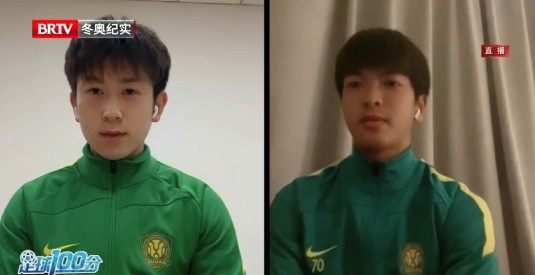 国安00后小将:偶像是韦世豪,以后好好训练争取赶上他