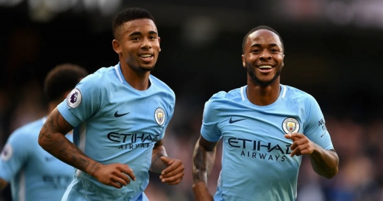 热苏斯-斯特林15次合作进球GIF:他们曾联手攻破皇马球门