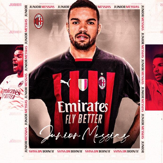 官方：AC米兰正式买断梅西亚斯，双方签约至2024年