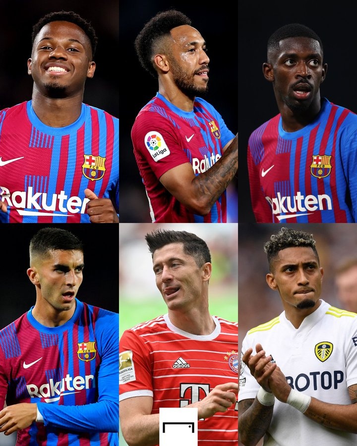 ?莱万、拉菲尼亚、奥巴梅扬......法蒂,巴萨新赛季锋线怎样?