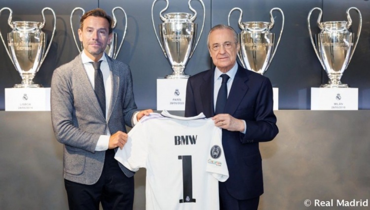 每人一辆纯电宝马！皇马官方：与宝马达成合作协议