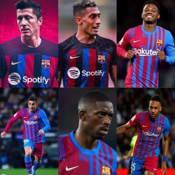 谁能防住这条锋线？莱万-拉菲尼亚-法蒂-费兰-登贝莱-奥巴梅扬！