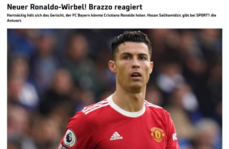 拜仁总监萨利：我非常尊重C罗 但再说一次他不是我们考虑的话题⛔