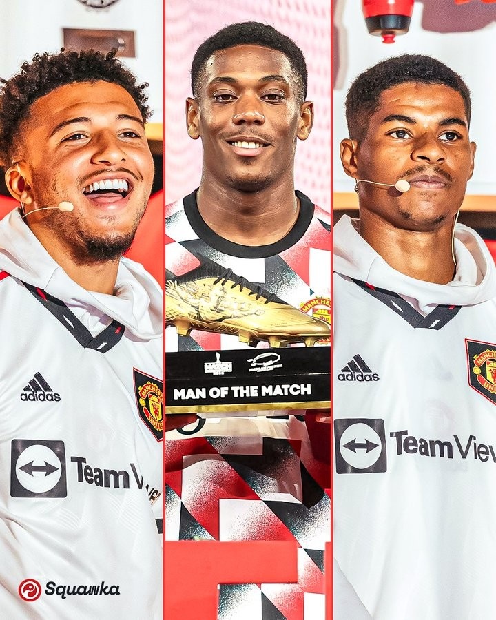 状态不错!马夏尔3场季前赛3球1助,桑乔&拉什福德各2球