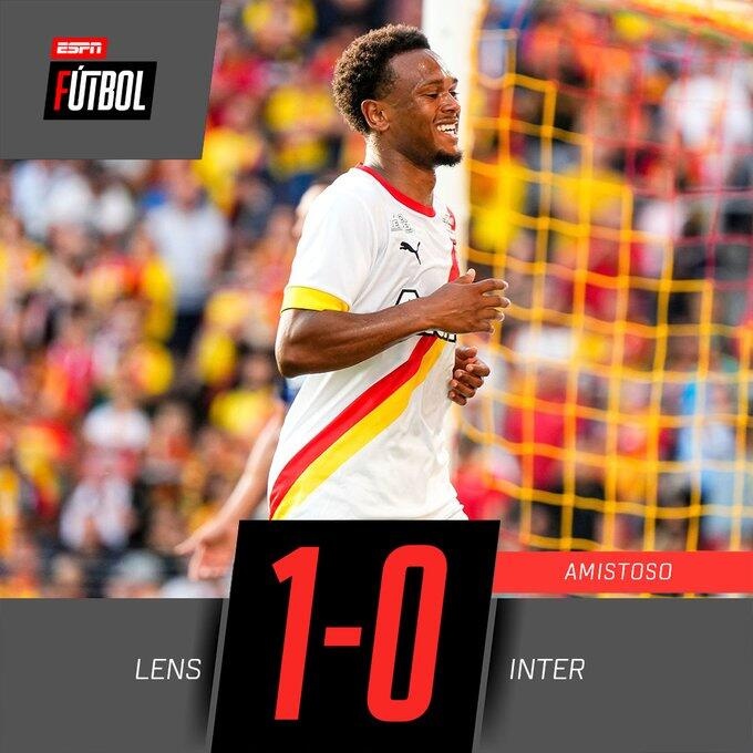 热身赛-卢卡库失空门劳塔罗错失单刀 国际米兰遭绝杀0-1朗斯