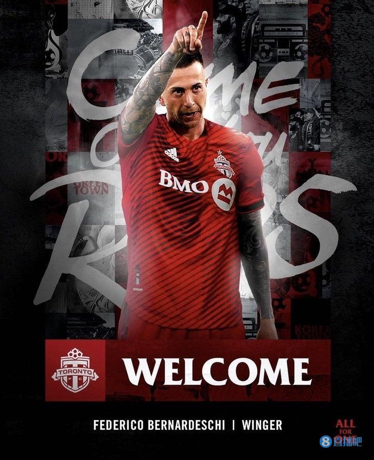 官方：贝纳德斯基自由身加盟多伦多FC，双方签约至2026年