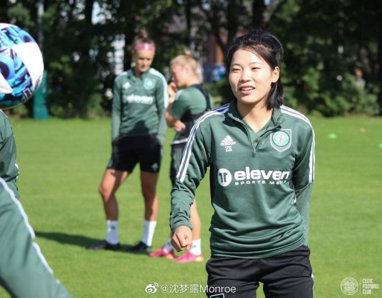 女足留洋球员沈梦露晒训练照:和大家分享一些最近的训练日常