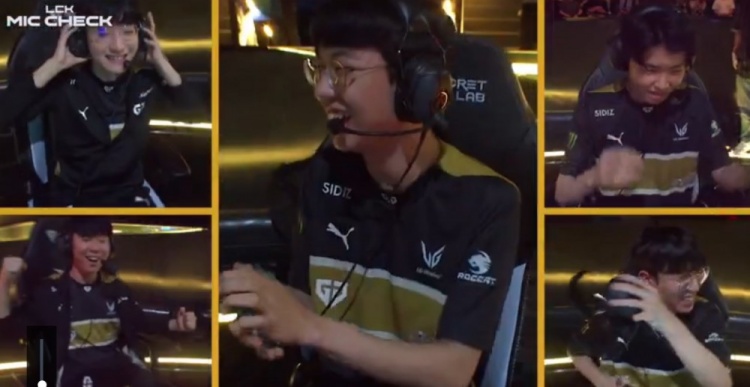 LCK第七周选手麦克风：Ruler五杀后众人欢呼