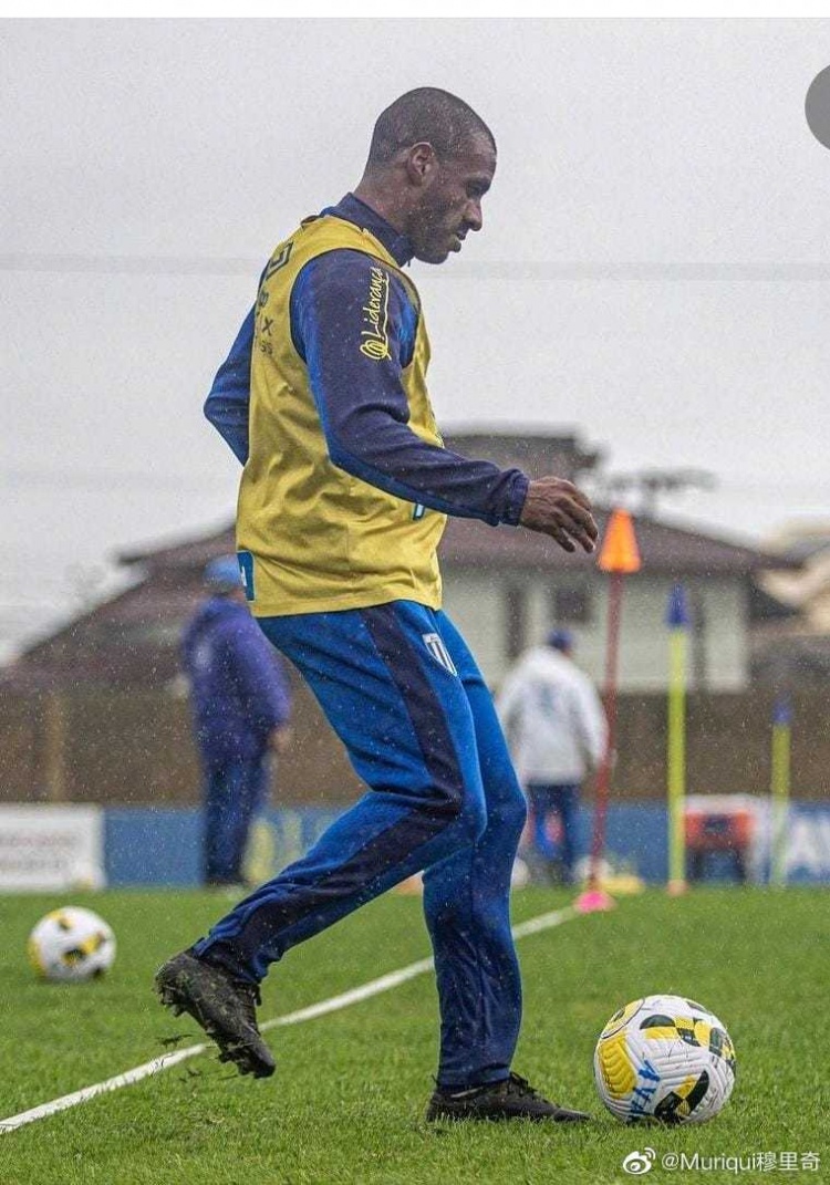 久违了,中超旧将穆里奇微博晒照:努力训练
