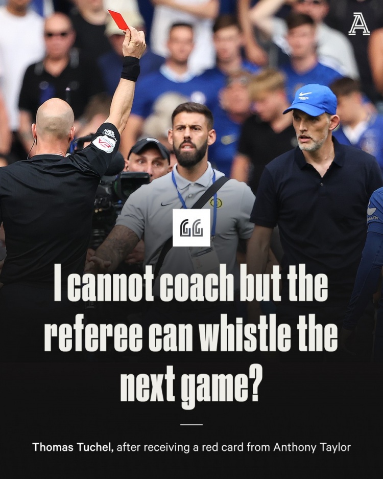 ?图赫尔再批裁判：我下轮不能到场指挥，但他可以继续执法？