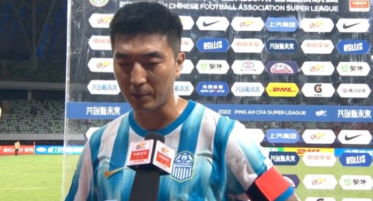 姜积弘：注意力不是很集中造成了两个失球，比较遗憾