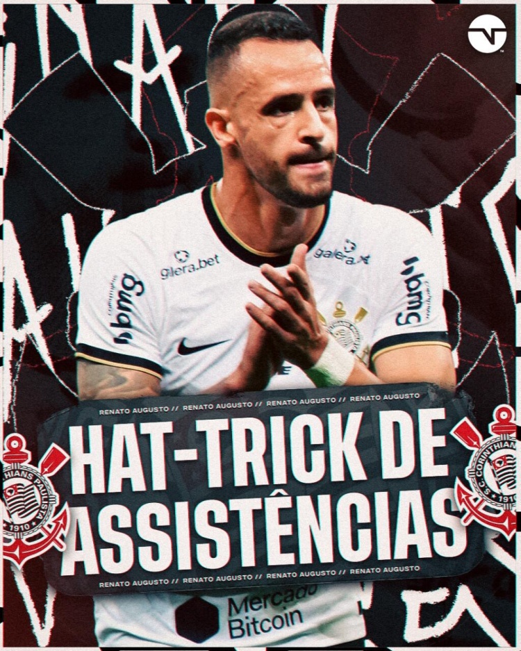 奥古斯托助攻戴帽+助攻吉尔破门,科林蒂安逆转晋级巴西杯四强