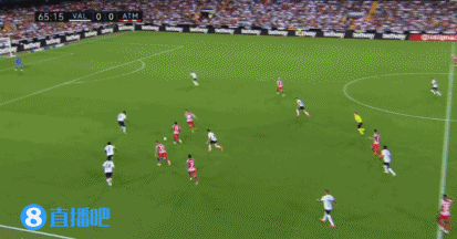 格列兹曼射门折射进球!马竞1-0领先巴伦西亚!