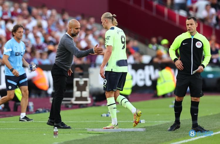 瓜帅谈首轮换下哈兰德:我们必须让新球员参与进来,比赛还有很多