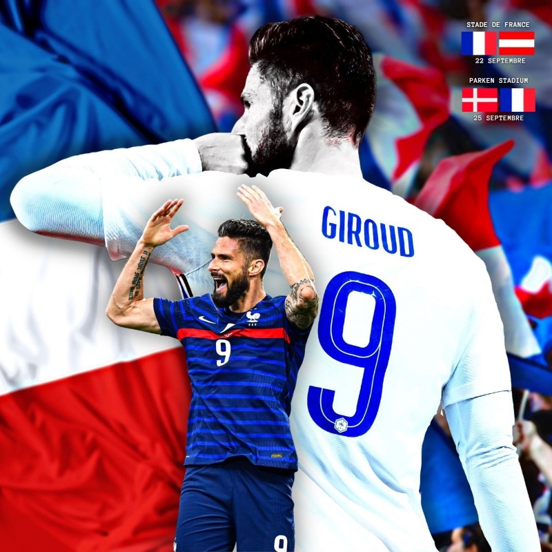 尚能饭否？吉鲁入选法国队最新名单，你认为德尚该带他去世界杯么