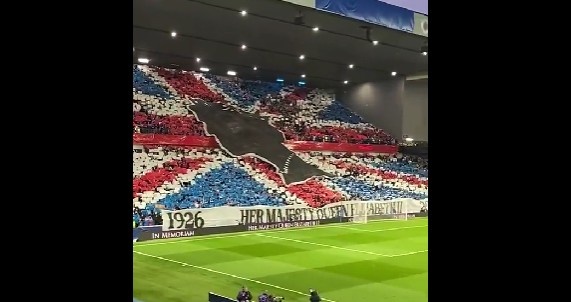 流浪者欧冠赛前齐声高唱国歌哀悼女王,欧足联:不会处罚他们