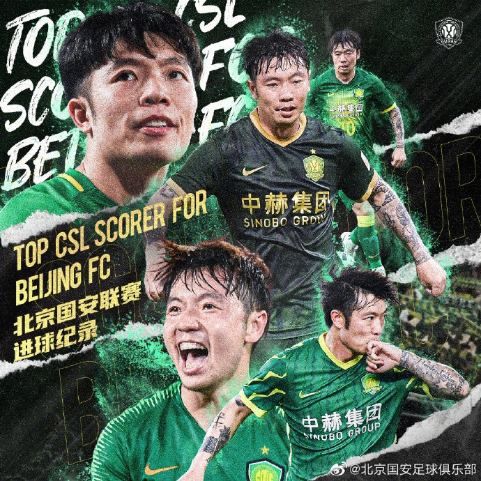 足球报:张稀哲是国安培养,49球“封王”远比巴坎布保持纪录重要