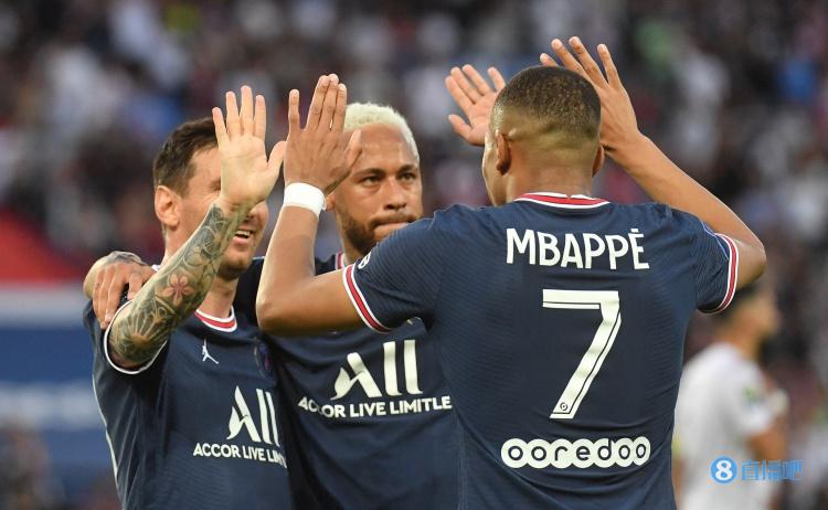 MNM法甲禁区内射门数:姆巴佩22次,梅西21次,内马尔14次